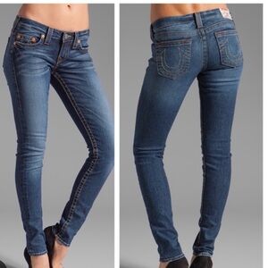 True Religion Stella Low Rise Skinny Jeans Size: 30 (8-10)